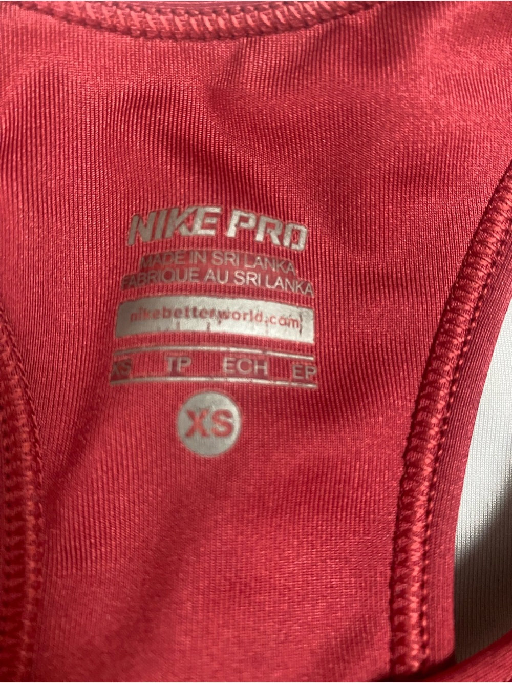 Nike Sports Bra Set - Red, White & Gray Mix - Picture 15 of 16